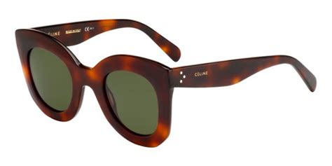 Celine CL41093/S Marta 05L/1E Sunglasses in Tortoiseshell 